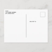 Red Green Decorative Holiday Postcard ポストカード (裏面)