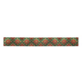 Red Green Decorative Holiday Satin Ribbon サテンリボン (正面)
