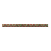 Red Green Decorative Holiday Satin Ribbon サテンリボン (正面)