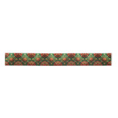 Red Green Decorative Holiday Satin Ribbon サテンリボン (正面)
