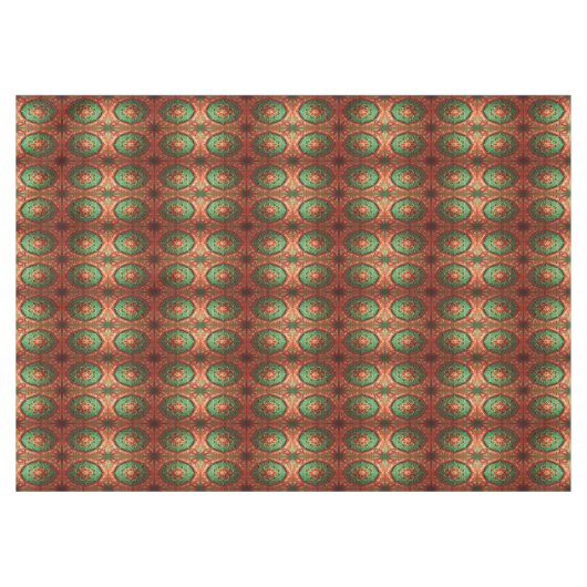 Red Green Decorative Holiday Tablecloth テーブルクロス (正面(横))