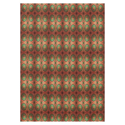 Red Green Decorative Holiday Tablecloth テーブルクロス (正面)