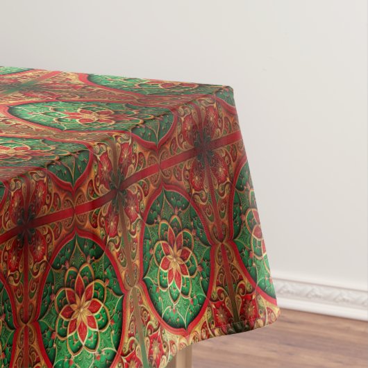 Red Green Decorative Holiday Tablecloth テーブルクロス (インサイチュ)