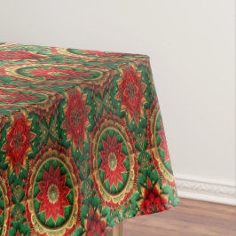 Red Green Decorative Holiday Tablecloth テーブルクロス