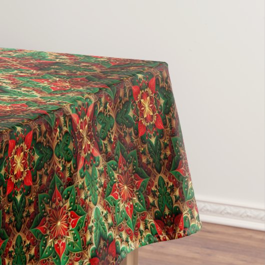 Red Green Decorative Holiday Tablecloth テーブルクロス (インサイチュ)