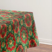 Red Green Decorative Holiday Tablecloth テーブルクロス (インサイチュ)