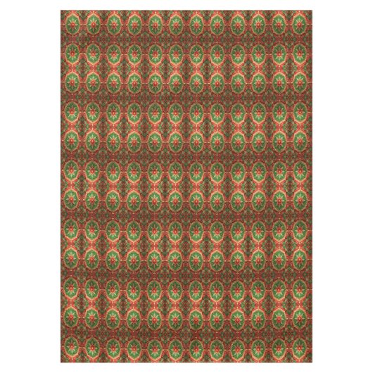 Red Green Decorative Holiday Tablecloth テーブルクロス (正面)