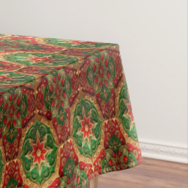 Red Green Decorative Holiday Tablecloth テーブルクロス