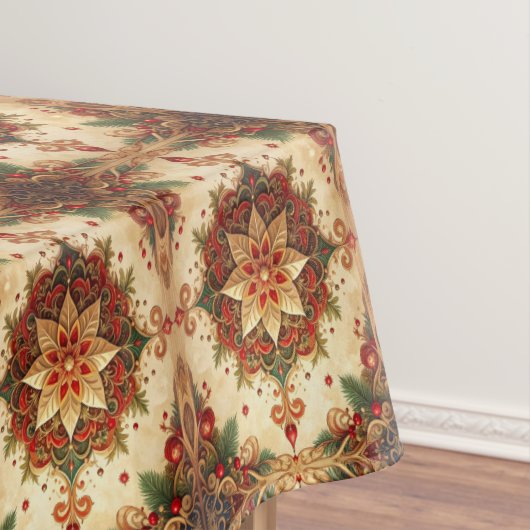 Red Green Decorative Holiday Tablecloth テーブルクロス (インサイチュ)