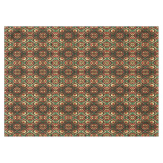 Red Green Decorative Holiday Tablecloth テーブルクロス (正面(横))