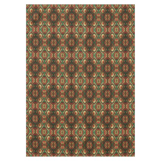 Red Green Decorative Holiday Tablecloth テーブルクロス (正面)