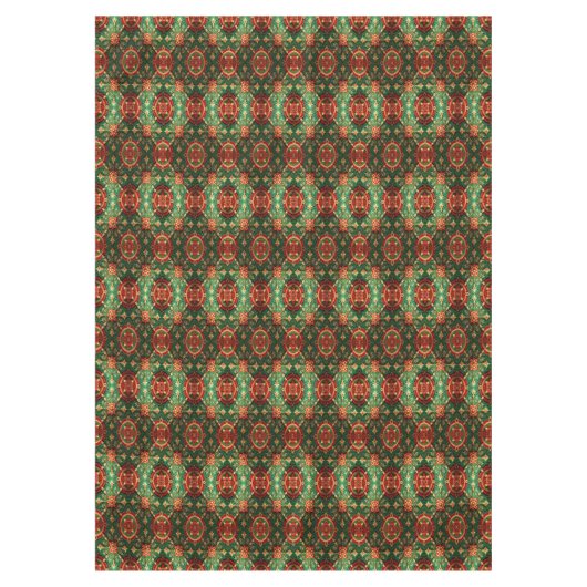 Red Green Decorative Holiday Tablecloth テーブルクロス (正面)