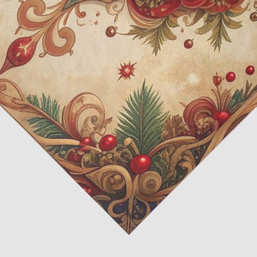 Red Green Decorative Holiday Tissue Paper 薄葉紙 (詳細)