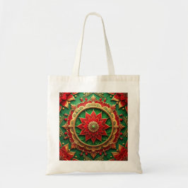 Red Green Decorative Holiday Tote Bag トートバッグ