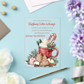 Red Green Festive Cookie Exchange Christmas Party アクリル招待状 (インサイチュ (ウェディング))