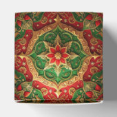 Red Green Holiday Decorative Favor Box フェイバーボックス (上部)