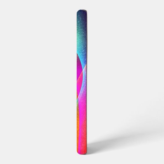 Red Green Orange Modern Abstract Art Pattern #22 Samsung Galaxyケース (左側面)