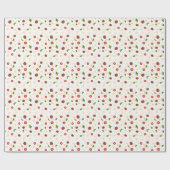 Red Green Pasta Tomato Basil  ラッピングペーパー (フラット)