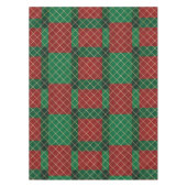 Red Green Plaid Christmas テーブルクロス (正面)