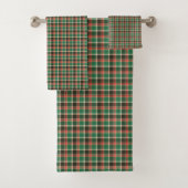 Red Green Plaid Towel Classic Christmas Gift Idea バスタオルセット (インサイチュ)