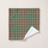 Red Green Plaid Towel Classic Christmas Gift Idea バスタオルセット (ウォッシュタオル)