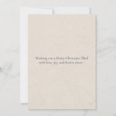 🎄Red & Green Santa Vintage Car Christmas シーズンカード (裏面)