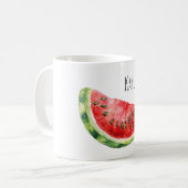 Red Green Watermelon コーヒーマグカップ (正面左)