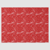 Red green & white Christmas winter cats 薄葉紙 (正面)