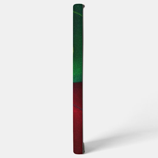 Red Green Yin Yang Modern Abstract Art Pattern #20 Samsung Galaxyケース (左側面)