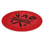 Red Grillmaster Utensil カッティングボード (角)