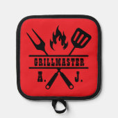 Red Grillmaster Utensil  鍋敷き (正面)