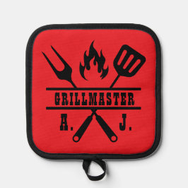 Red Grillmaster Utensil 鍋敷き