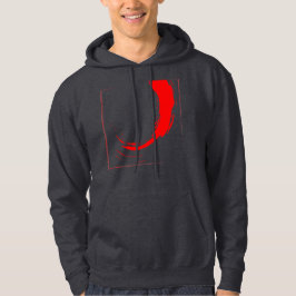 Red Grunge Swirl Streetwear Hoodie パーカ