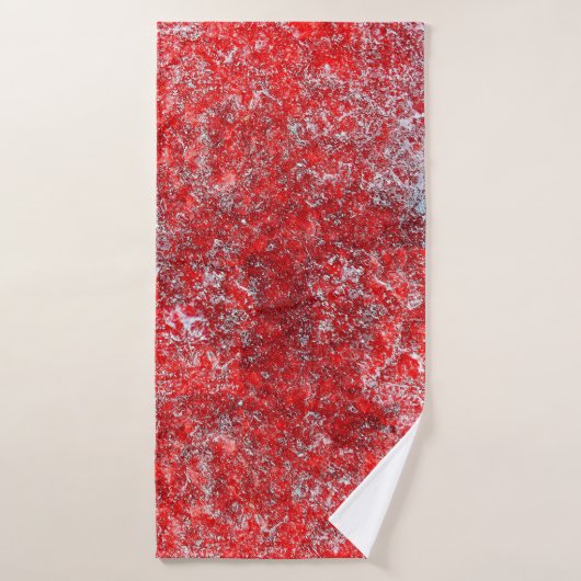 Red grunge textureabstract,ancient,art,background, バスタオル (バスタオル)