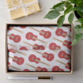 Red Guitar Pattern 薄葉紙 (ギフト)