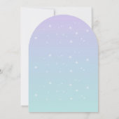 Red Hair Mermaid Age Birthday Party Invitation 招待状 (裏面)