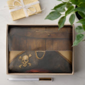 Red-Haired Pirate Woman Decoupage 薄葉紙 (ギフト)