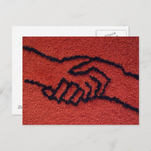 red hands ポストカード (正面/裏面)