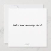 Red Happy Valentine's Day Modern gift シーズンカード (裏面)