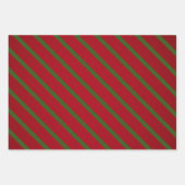 Red Happy xmas luxe background ラッピングペーパーシート (正面3)