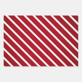 Red Happy xmas luxe background ラッピングペーパーシート (正面2)