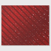 Red Happy xmas luxe background ラッピングペーパー (フラット)