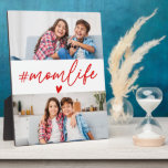 Red Hashtag Momlife 2の写真カスタム フォトプラーク<br><div class="desc">Red Hashtag Momlife 2写真プラークカスタムはあなたのマ素晴らしマへの贈り物である。</div>