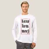Red Haus Kom Meej Hmong Custom Design Shirt トライブレンドＴシャツ (正面全体)