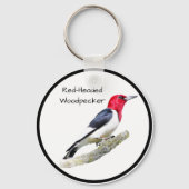 Red-Headed Woodpecker キーホルダー (正面)