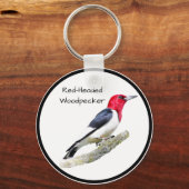 Red-Headed Woodpecker キーホルダー (正面)