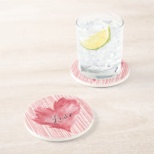 Red Heart Flame Love コースター (側面)