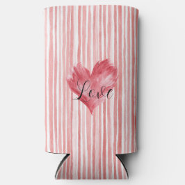 Red Heart Flame Love スリム缶クーラー