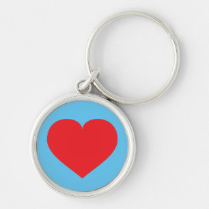 Red heart keychain キーホルダー