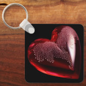 Red Heart Keychain キーホルダー (正面)